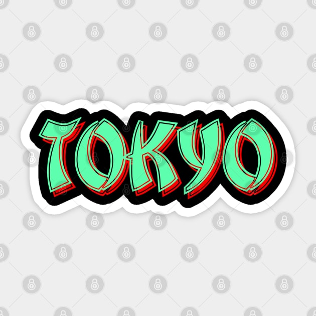 tokyo Sticker by FromBerlinGift